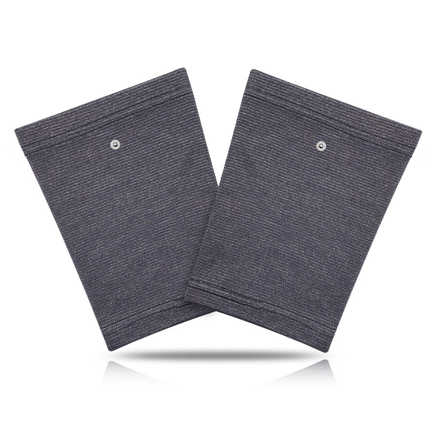 Silver fiber conductive knee pad (hemp gray)