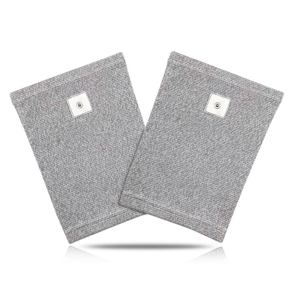 Silver fiber conductive skin knee pad
