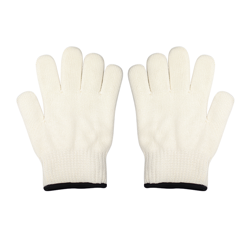 Double layer aramid gloves