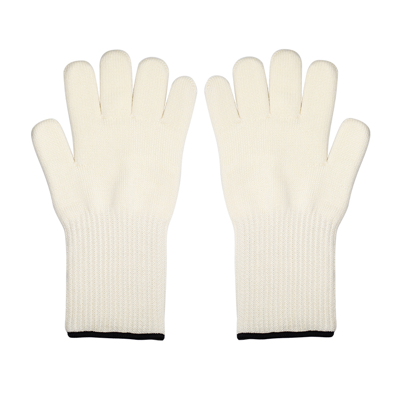 Double layer aramid gloves