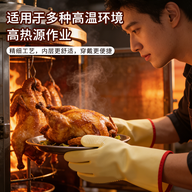 食品级防水耐高温手套