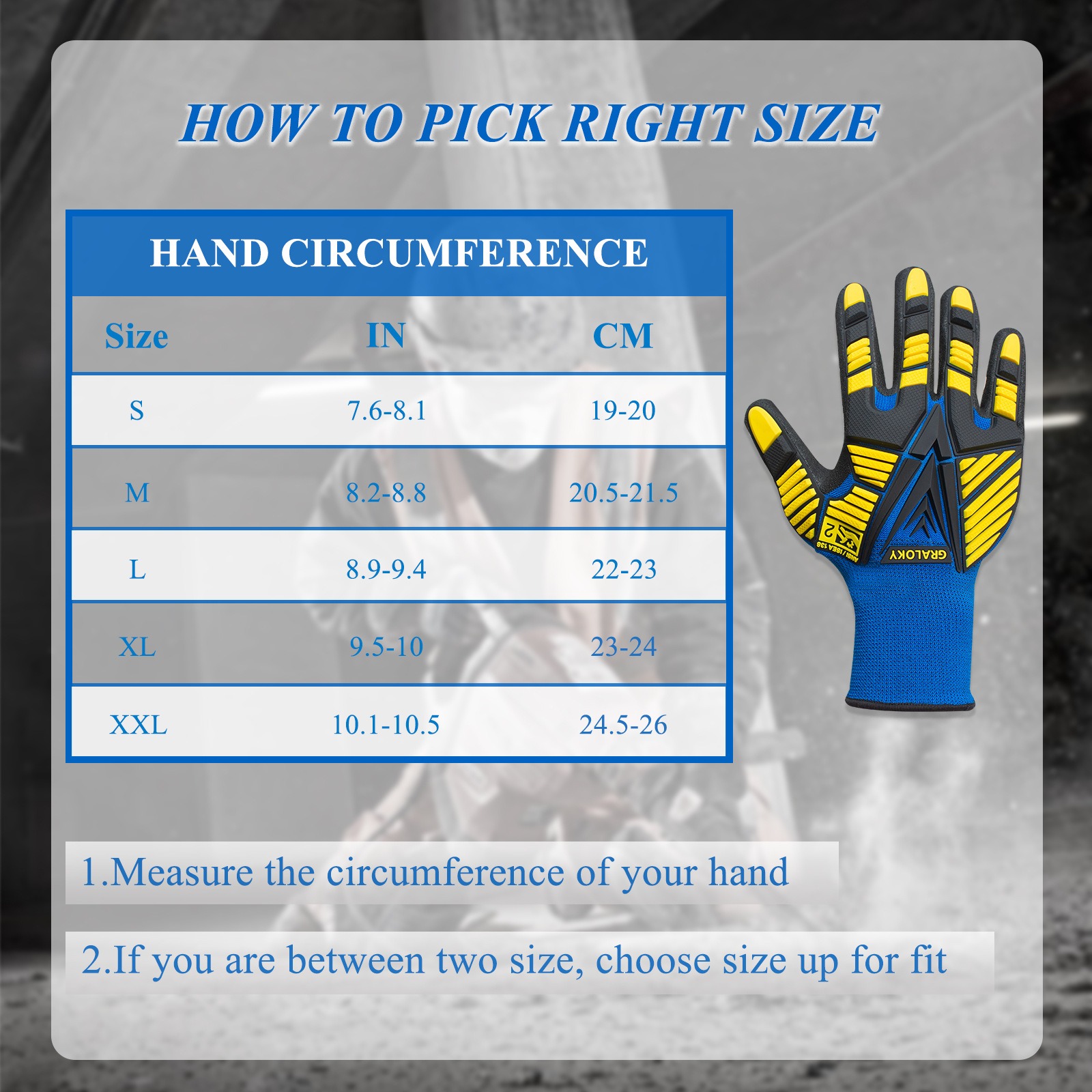 TPR机械减震防撞手套