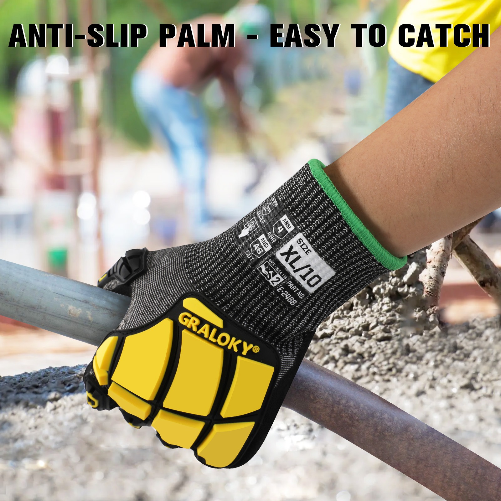 TPR机械减震防撞手套