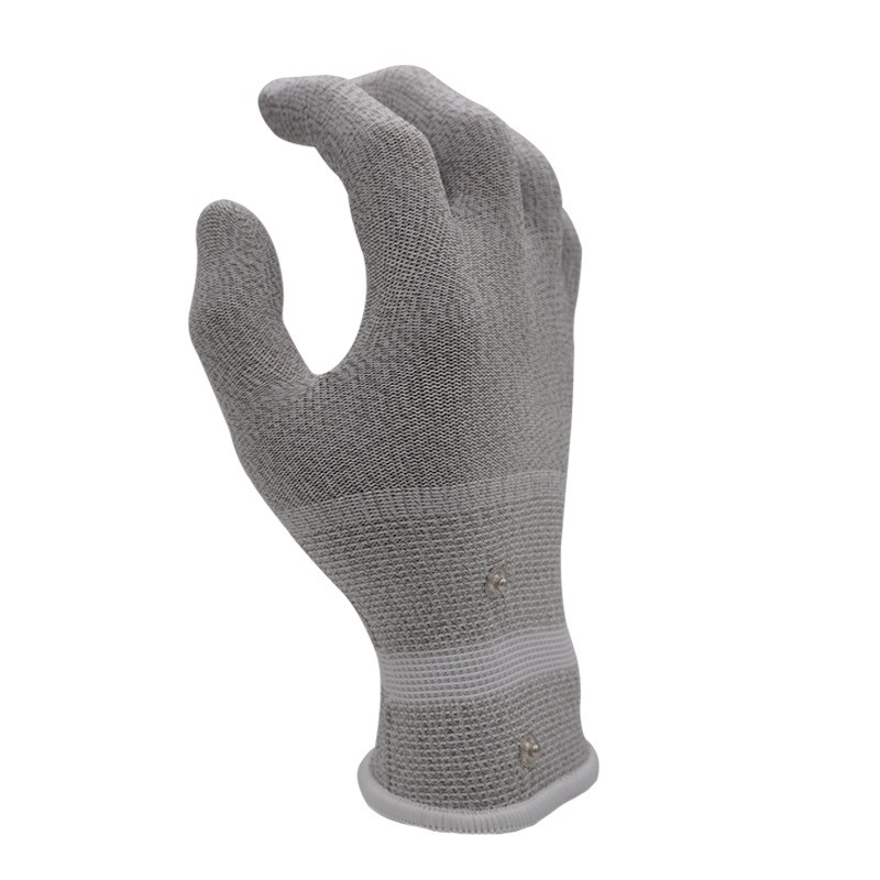 银纤维双扣手套