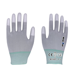 Nylon Pu finger coated gloves