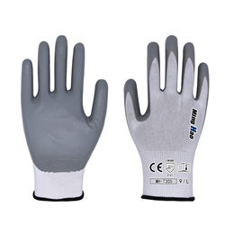 Nylon nitrile coated gloves