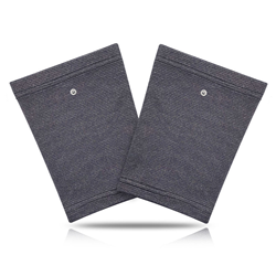 Silver fiber conductive knee pad (hemp gray)