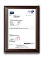 Product Certificate